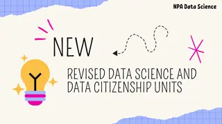 Data Science and Citizenship Units Overview