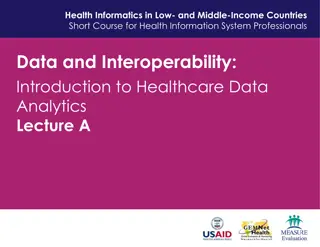 Introduction to Healthcare Data Analytics in Low- and Middle-Income Countries
