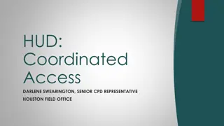 HUD's Coordinated Assessment Program