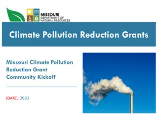 Missouri Climate Pollution Reduction Grant Community Kickoff 2023