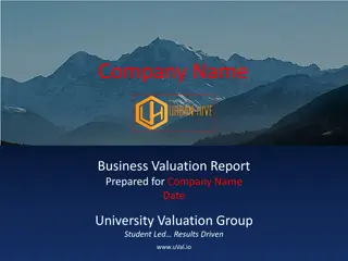 University Valuation Group Report: Blue Plate Diner Acquisition Assessment