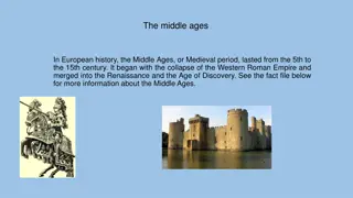 European Middle Ages and Feudalism