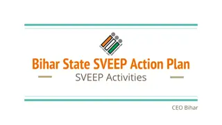 Bihar State SVEEP Action Plan and Activities for Voter Awareness