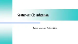 Advanced Techniques for Sentiment Classification