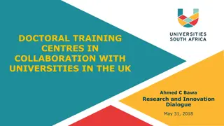 Doctoral Training Centres in Collaboration for PhD Production Enhancement