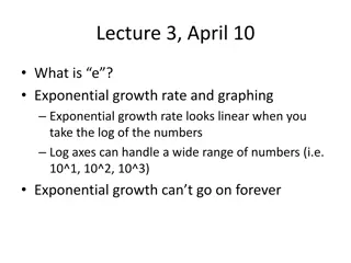 Exponential Growth and the Naperian Constant