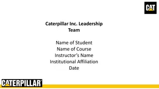 Caterpillar Inc.: Leading Manufacturer of Natural Gas Engines and Industrial Equipment