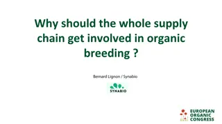 Importance of Involving Supply Chain in Organic Breeding