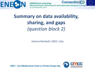 Observing Earth Observation Networks in Europe