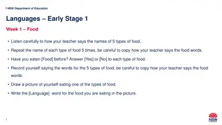 Delightful Food Learning Activities for NSW Education Languages Program
