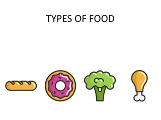 Various Types of Food and Nutrients