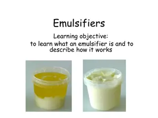 Emulsifiers: How They Work