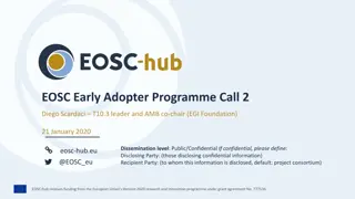 Role of Shepherds in EOSC-Hub Project