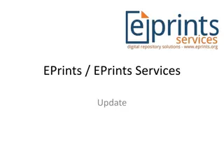 EPrints Services and Software Overview