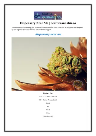 Dispensary Near Me  Seattlecannabis.co