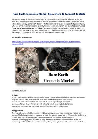 Rare Earth Elements Market Size, Share & Forecast to 2032