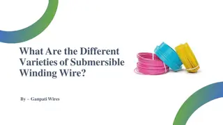 What Are the Different Varieties of Submersible Winding Wire?
