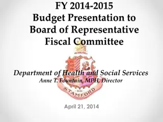 FY 2014-2015 Budget Summary and Highlights