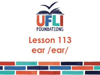 Lesson 113 on Ear: Exploring Functions and Anatomy