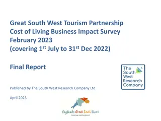 South West Tourism Business Impact Survey 2023 Report
