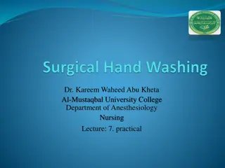 Proper Hand Washing Techniques for Anesthesiology Nursing Practices