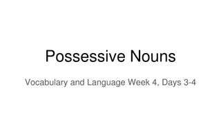 Mastering Possessive Nouns in English Grammar