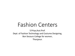 Fashion Centers and Top Designers Around the World