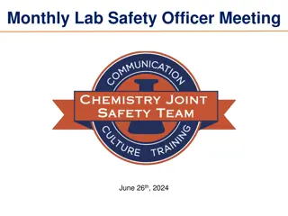 Lab Safety Officer Meeting - June 2024 Agenda and Discussions