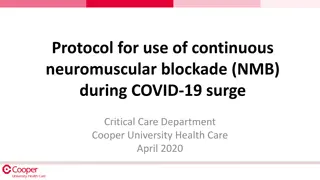 Management Protocol for Neuromuscular Blockade in COVID-19 ARDS Patients
