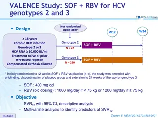 SOF + RBV Treatment for HCV Genotypes 2 and 3