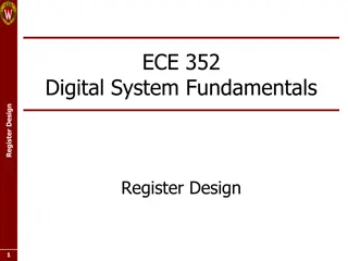 Register Design: Capabilities, Operations, and Example Specifications