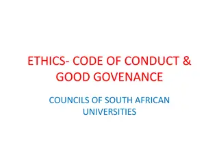 Governance and Ethics in South African Universities: Ensuring Accountability and Transparency