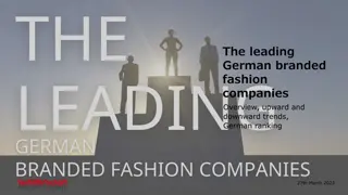 German Branded Fashion Companies Overview 2023