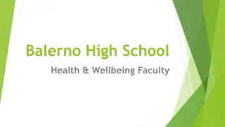 Balerno High School Health & Wellbeing Faculty Overview