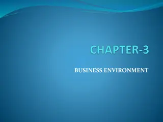 Business Environment and Its Impact on Enterprises