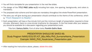 Research to Reality: Crafting Engaging Presentations