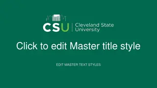 Innovative Master Slide Style Examples for Presentations
