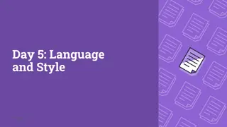 Formal and Informal Language Styles for Effective Communication