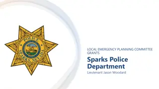 Sparks Police Department Equipment Overview