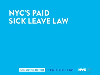 Paid Sick Leave Law in NYC