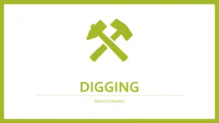 Analysis of Seamus Heaney's Poem 'Digging' and its Themes