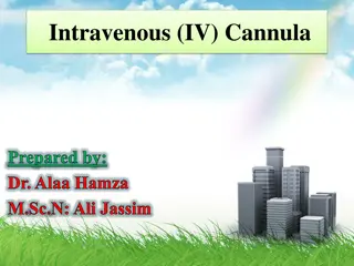 Intravenous Cannula: Types, Uses, and Risks