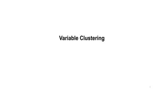Discover the Power of Variable Clustering Analysis