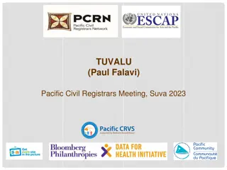 Improving Civil Registration Systems in Tuvalu: Challenges and Solutions