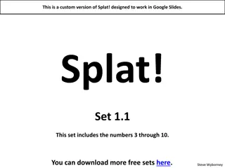 Enhance Learning with Splat! Set 1.1 for Google Slides