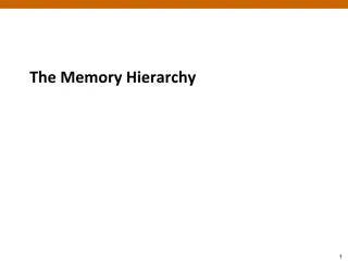 The Memory Hierarchy and Storage Technologies
