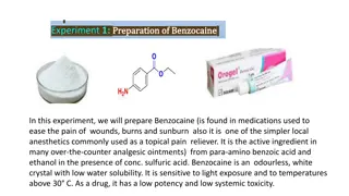 Preparing Benzocaine for Pain Relief