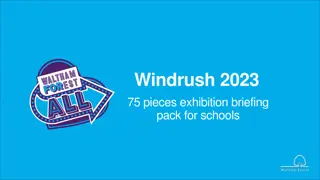 Windrush 2023 Exhibition Briefing Pack for Schools