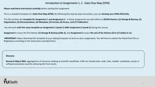 Efficient Data Flow Map (DFM) Assignment Instructions