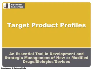 Target Product Profiles in Pharmaceutical Industry